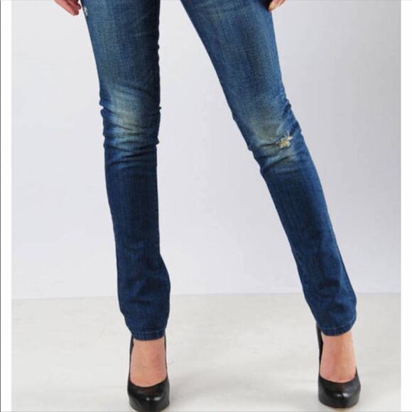 BlankNYC Distressed Studded Skinny Jeans Sz 27 - Picture 5 of 13